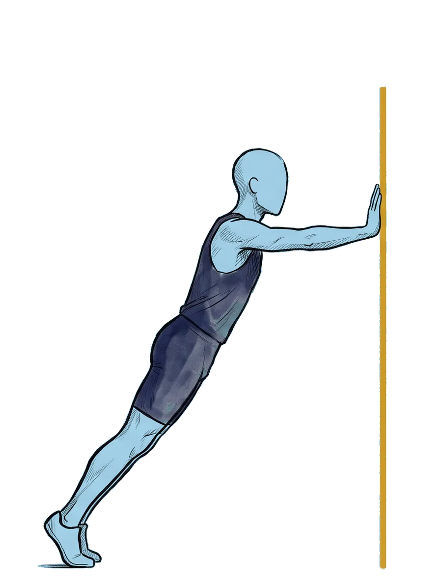 single leg calf raise hold